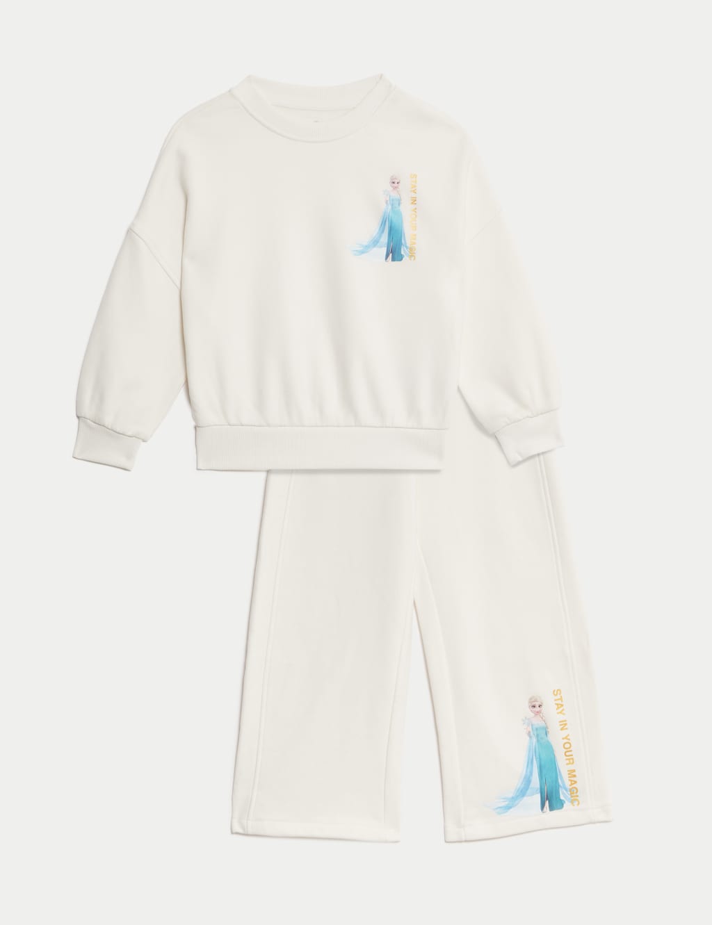 2pc Cotton Rich Frozen™ Joggers and Sweatshirt (2-8 Yrs) 2 of 7