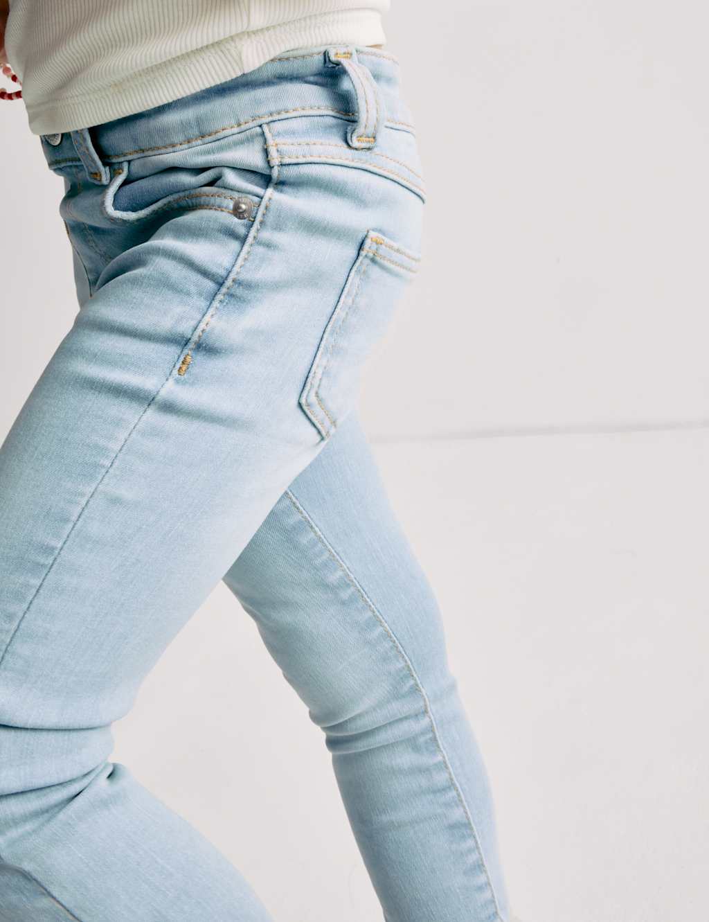 Skinny Cotton Rich Faded Jeans (2-8 Yrs) 8 of 8