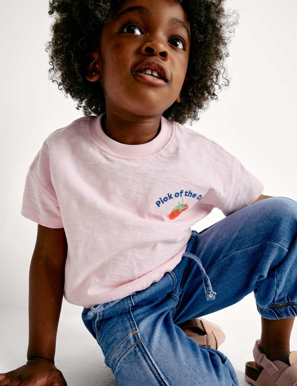 Denim Cuffed Cargo Jeans (2-8 Yrs) 6 of 7