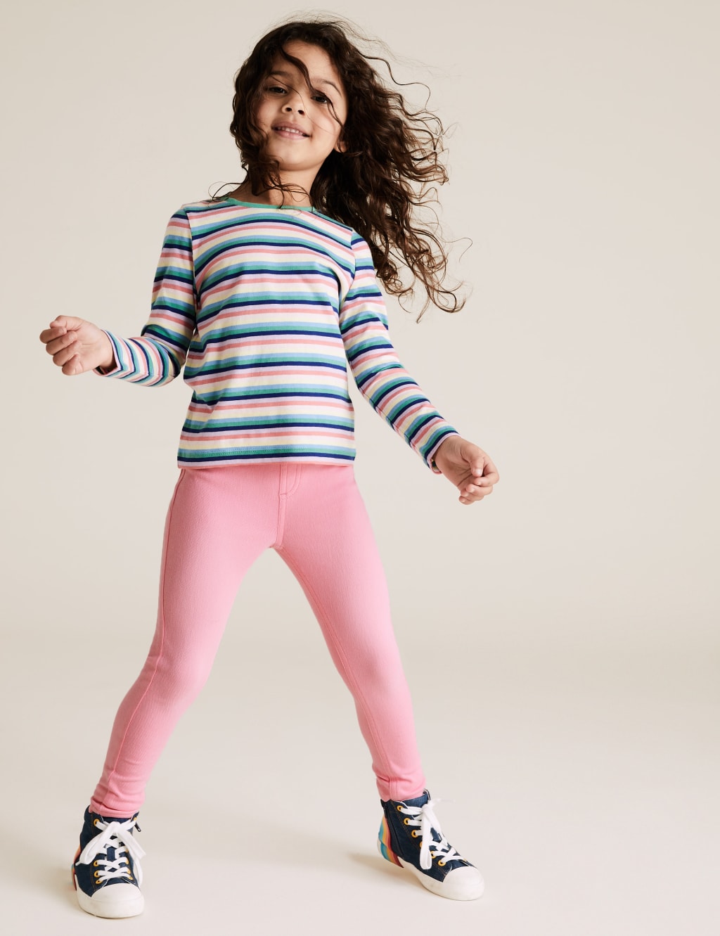 Cotton Denim Jeggings (2-7 Yrs) 1 of 5