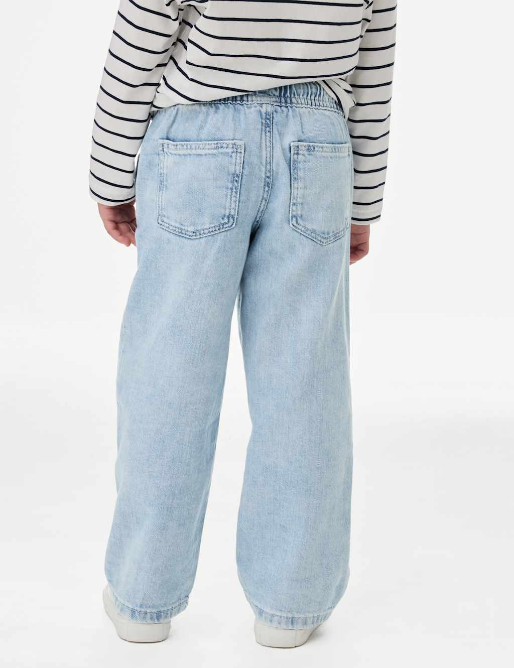 Wide Leg Elasticated Waist Jeans (2-8 Yrs) 5 of 5