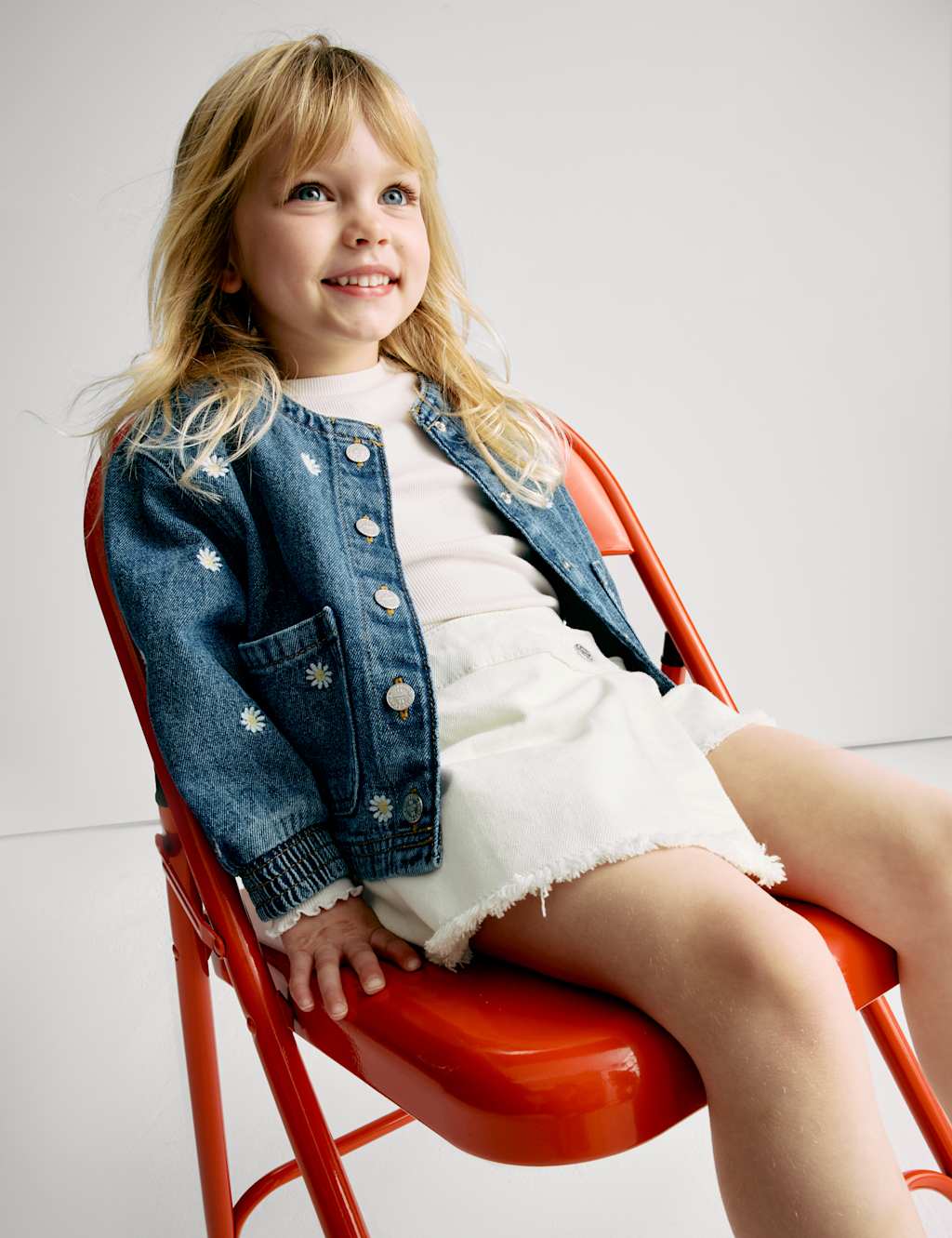 Denim Skort (2-16 Yrs) 4 of 5