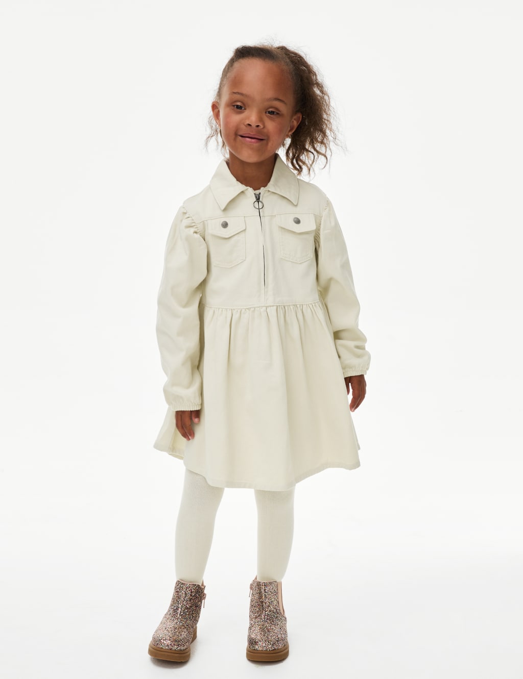 Denim dress tights discount