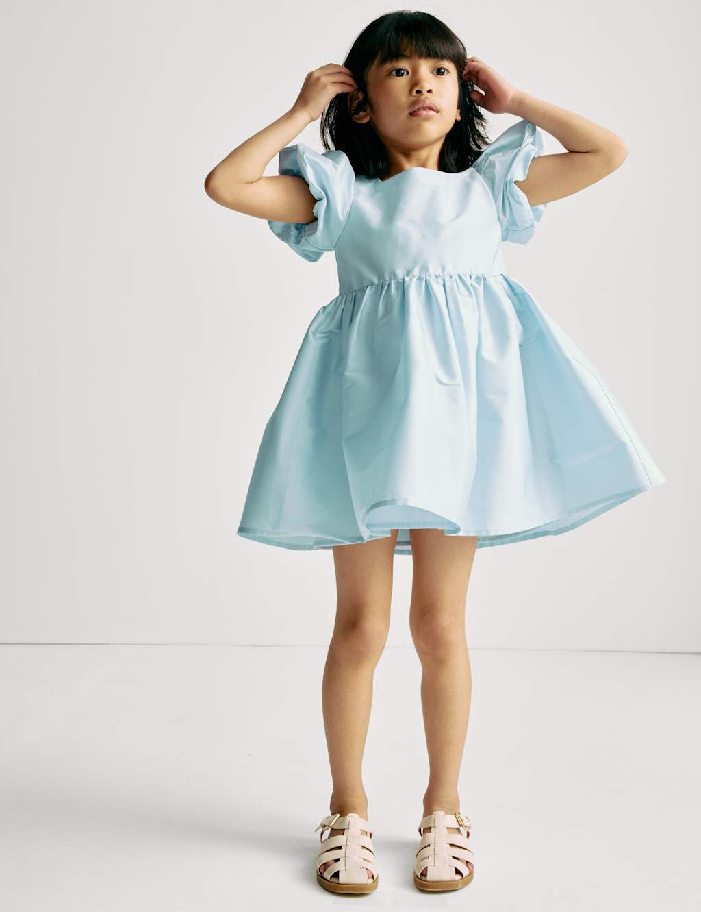 Taffeta Bow Dress (2-8 Yrs) 3 of 6