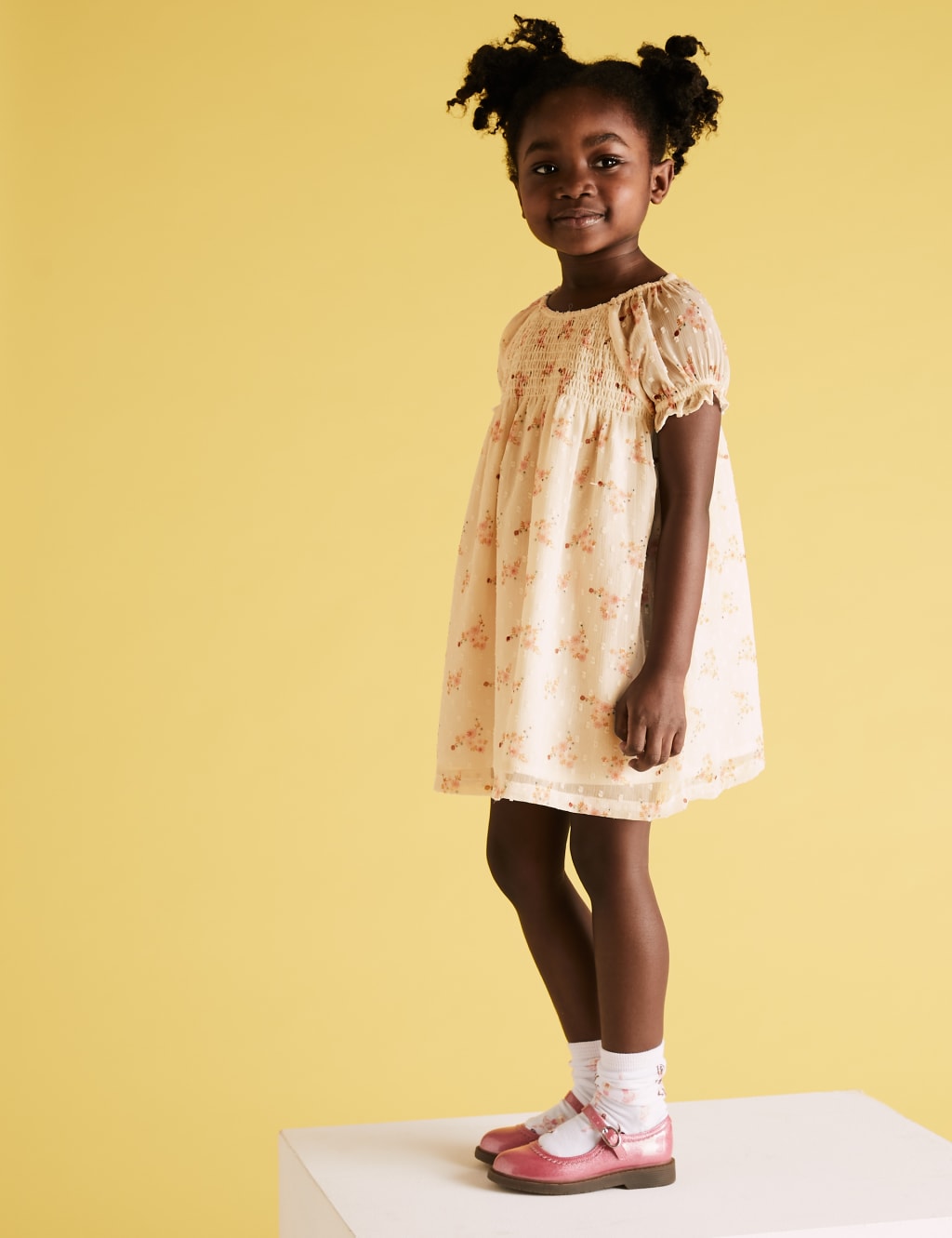 Chiffon Floral  Dress (2-7 Yrs) 1 of 4