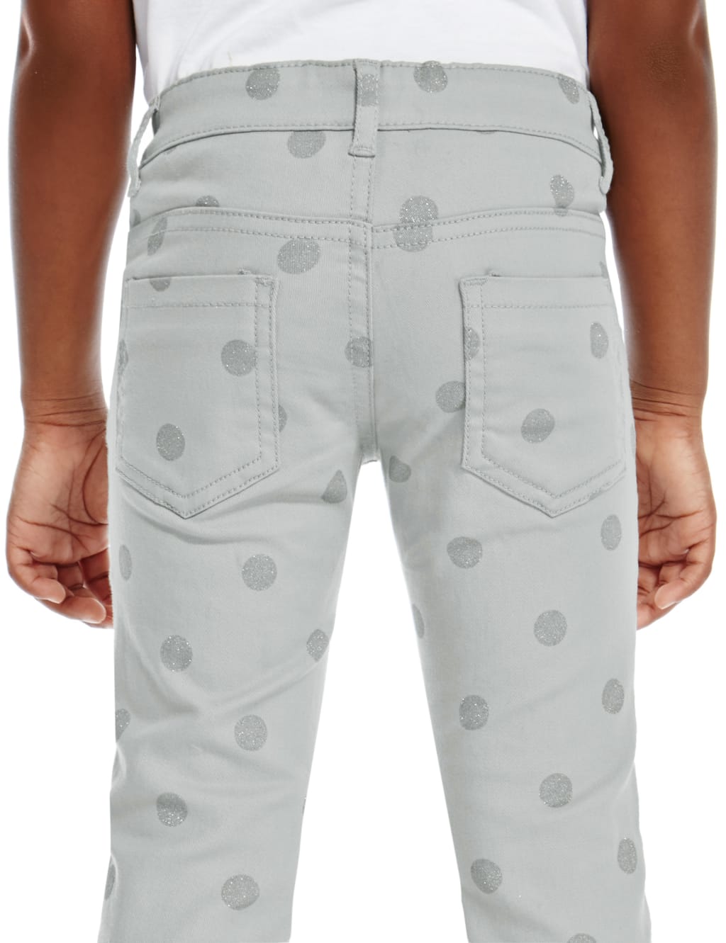 Cotton Rich Glitter Spotted Jeggings (1-7 Years) 3 of 3