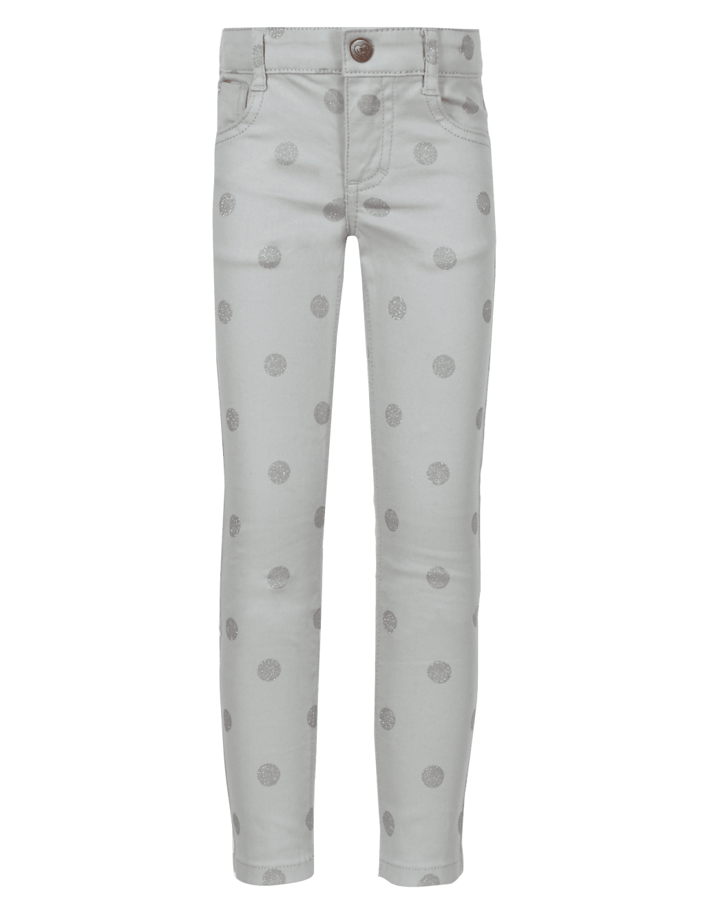 Cotton Rich Glitter Spotted Jeggings (1-7 Years) 2 of 3