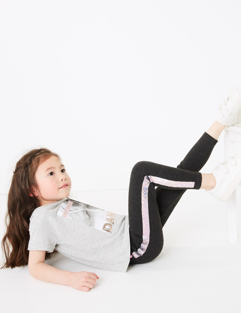 Reversible Sequin Leggings 2 7 Years M S
