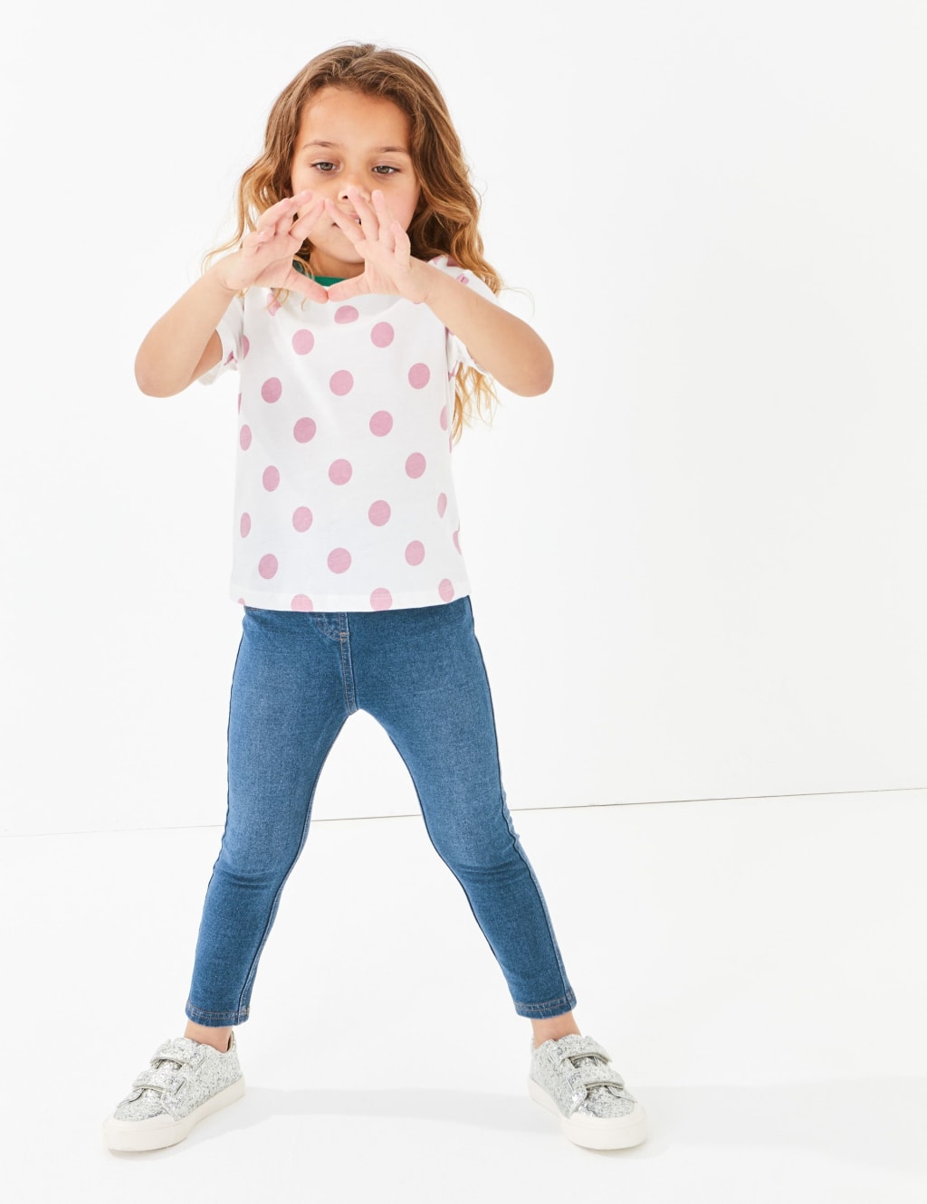 Denim Elasticated Waist Jeggings (3 Mths - 7 Yrs) 1 of 5