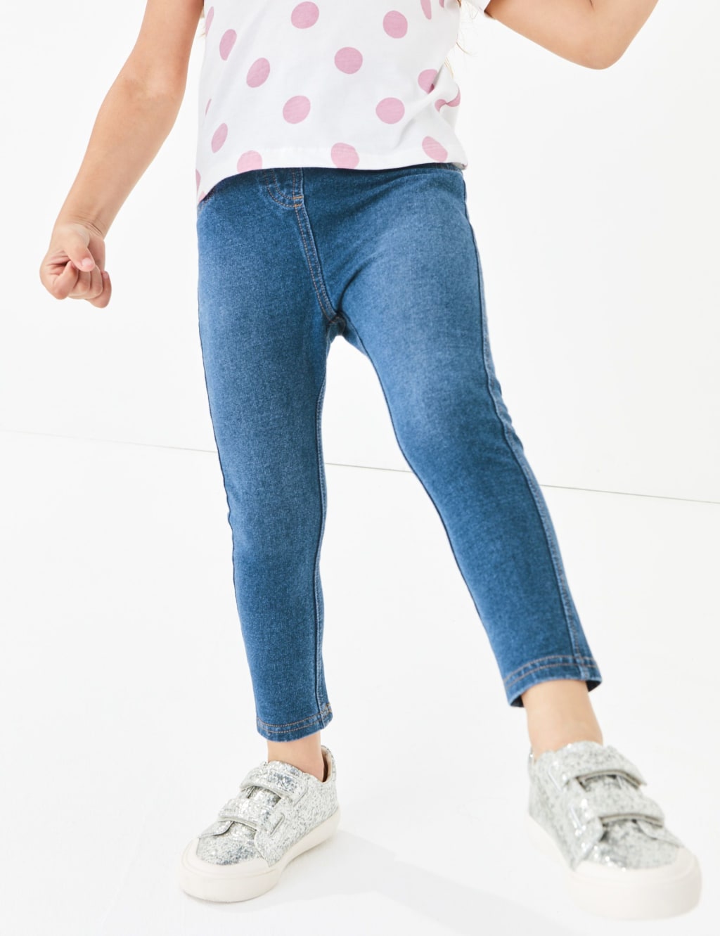 Denim Elasticated Waist Jeggings (3 Mths - 7 Yrs) 3 of 5