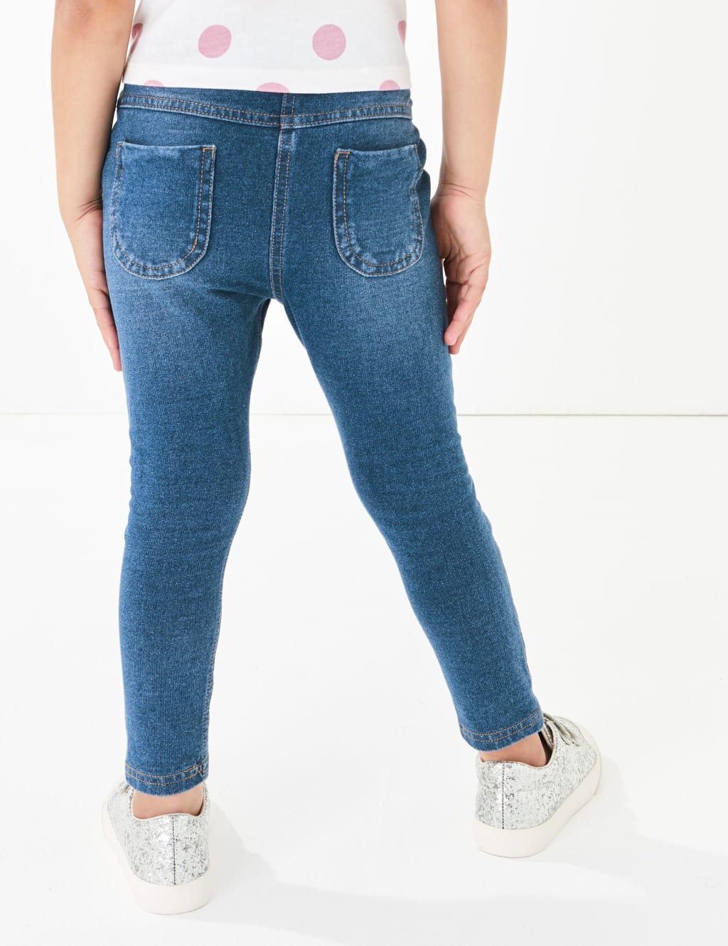 Denim Elasticated Waist Jeggings (3 Mths - 7 Yrs) 4 of 5