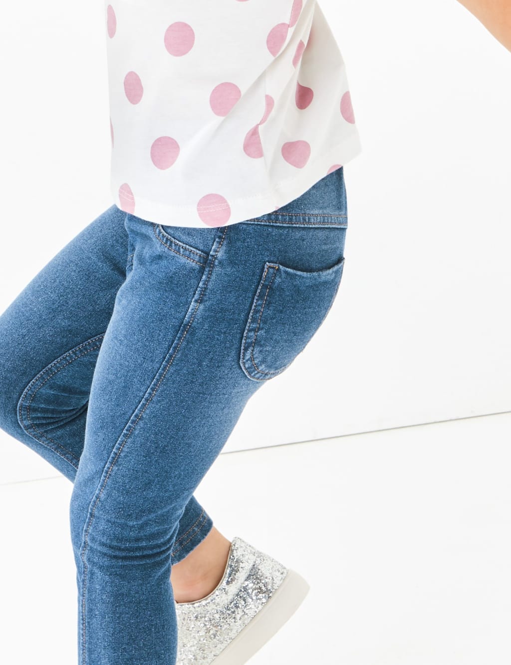 Denim Elasticated Waist Jeggings (3 Mths - 7 Yrs) 5 of 5