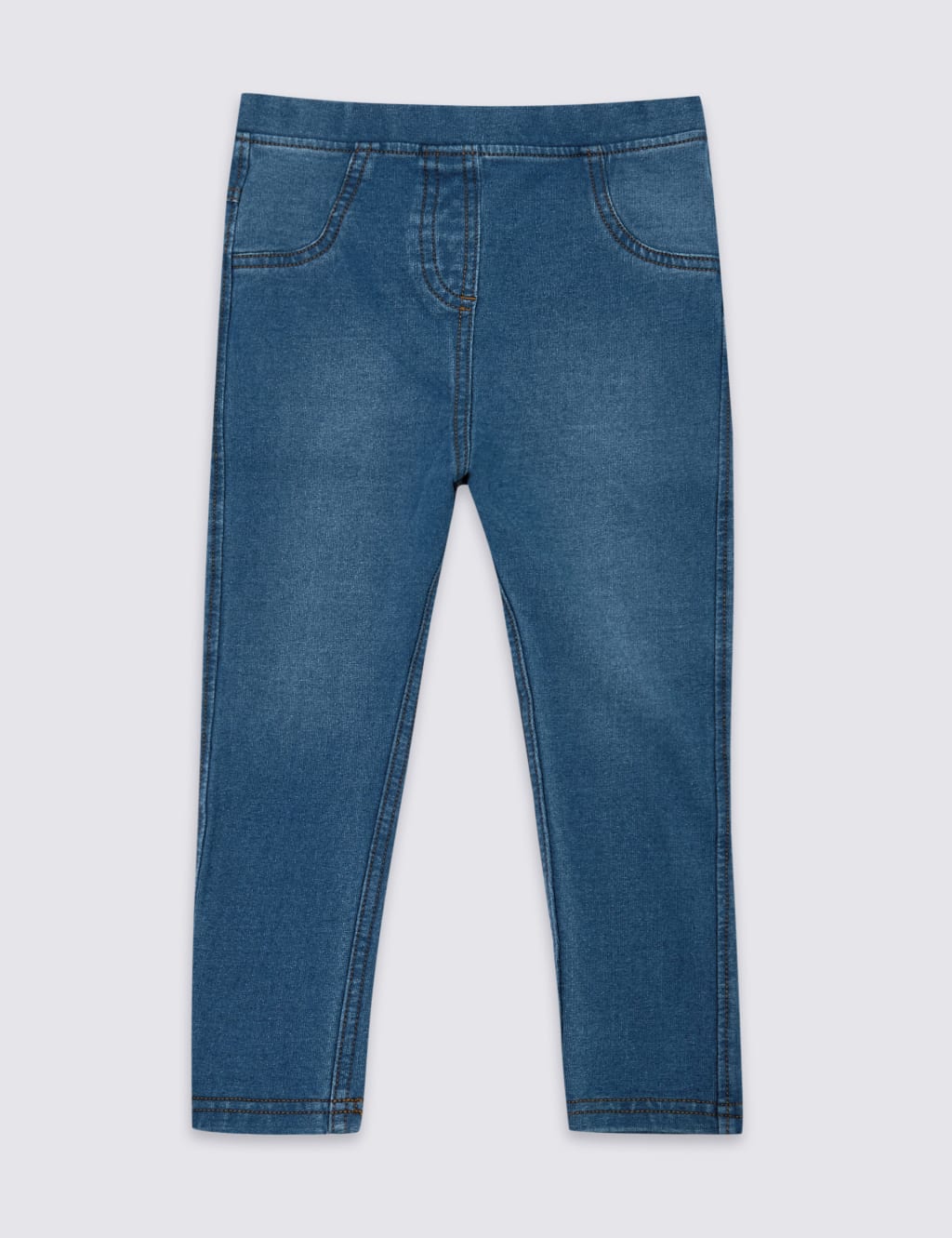 Denim Elasticated Waist Jeggings (3 Mths - 7 Yrs) 2 of 5
