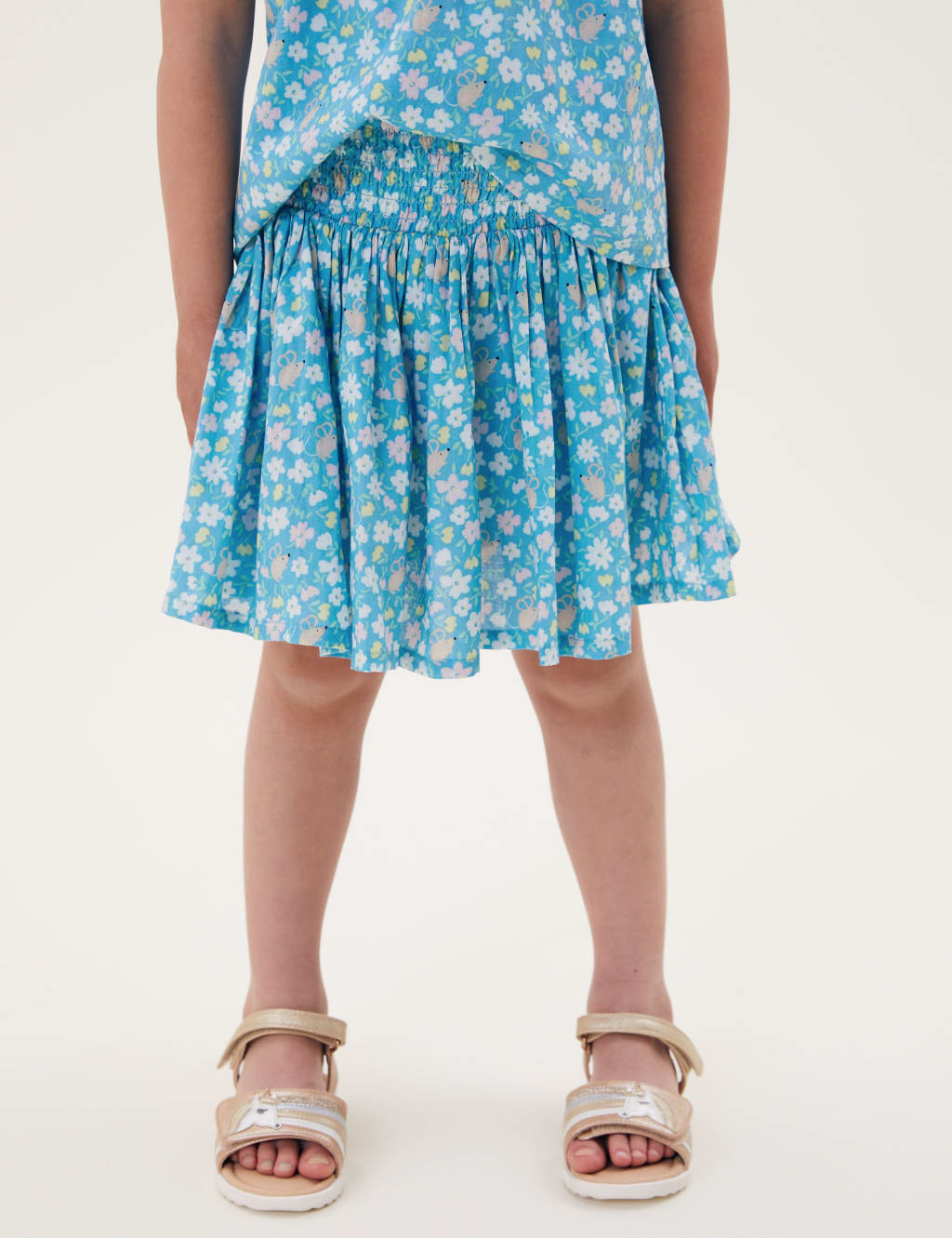 Pure Cotton Floral Skort (2-7 Yrs) 5 of 5