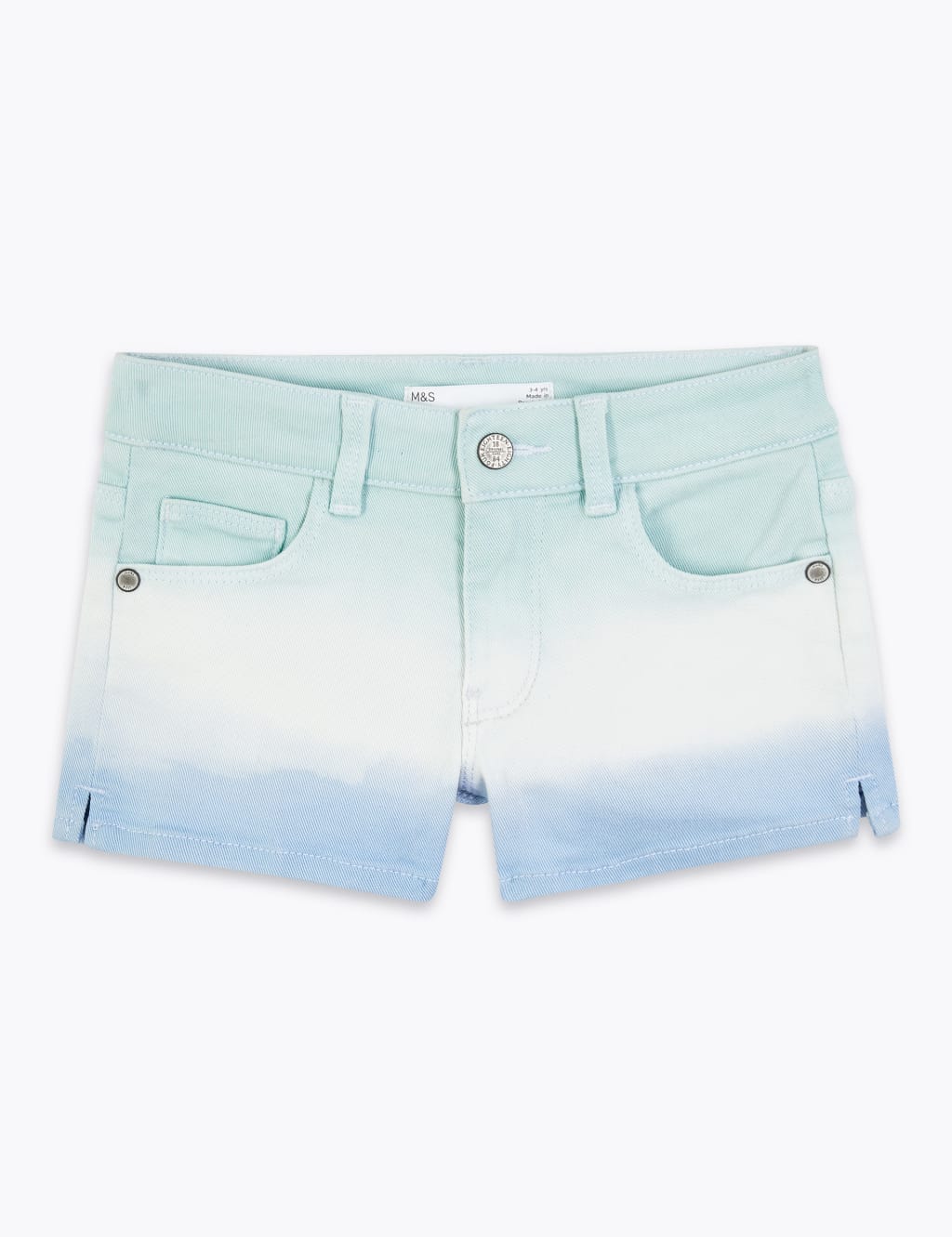 Denim Blue Ombre Shorts (2-7 Yrs) 2 of 5