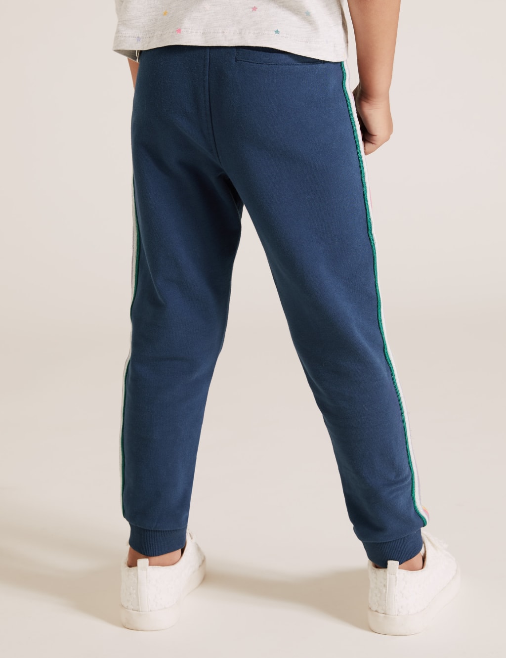 Rainbow Sparkle Side Stripe Joggers 2 7 Yrs M S