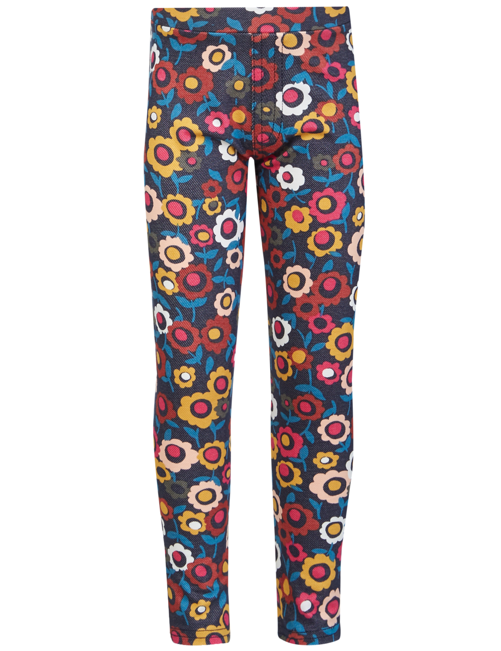 Cotton Rich Floral Print Jeggings (1-7 Years) 4 of 5