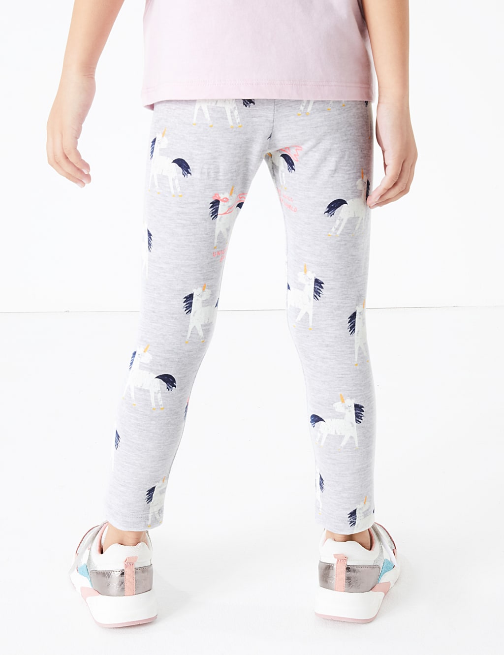 Cotton Unicorn Print Leggings (2-7 Yrs) 4 of 5