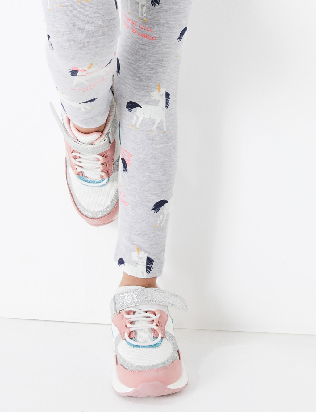 Cotton Unicorn Print Leggings (2-7 Yrs) 5 of 5