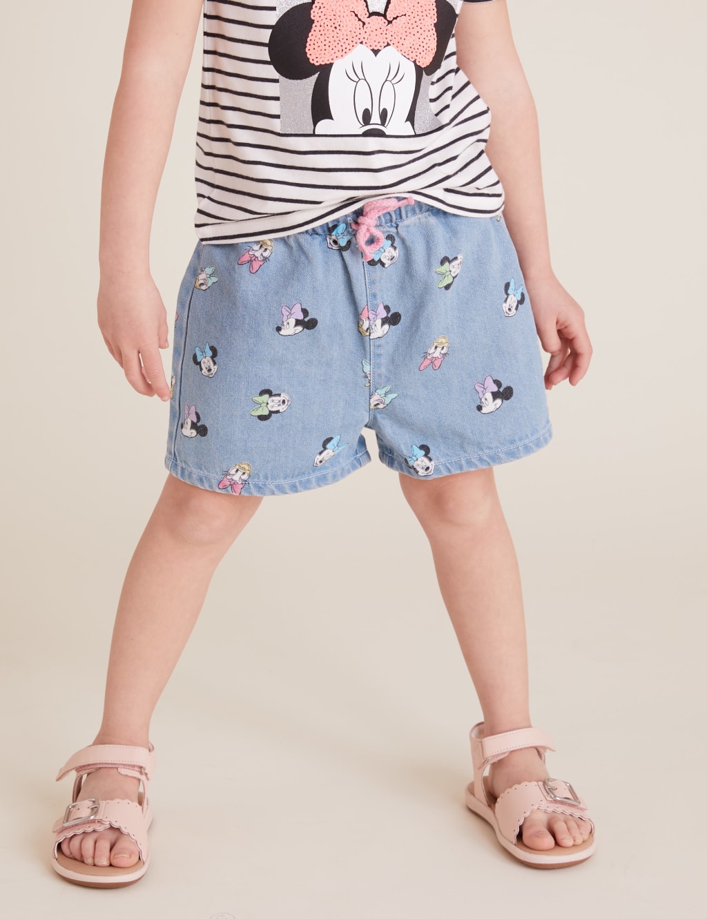 Denim Minnie™ Shorts (2-7 Yrs) 4 of 5