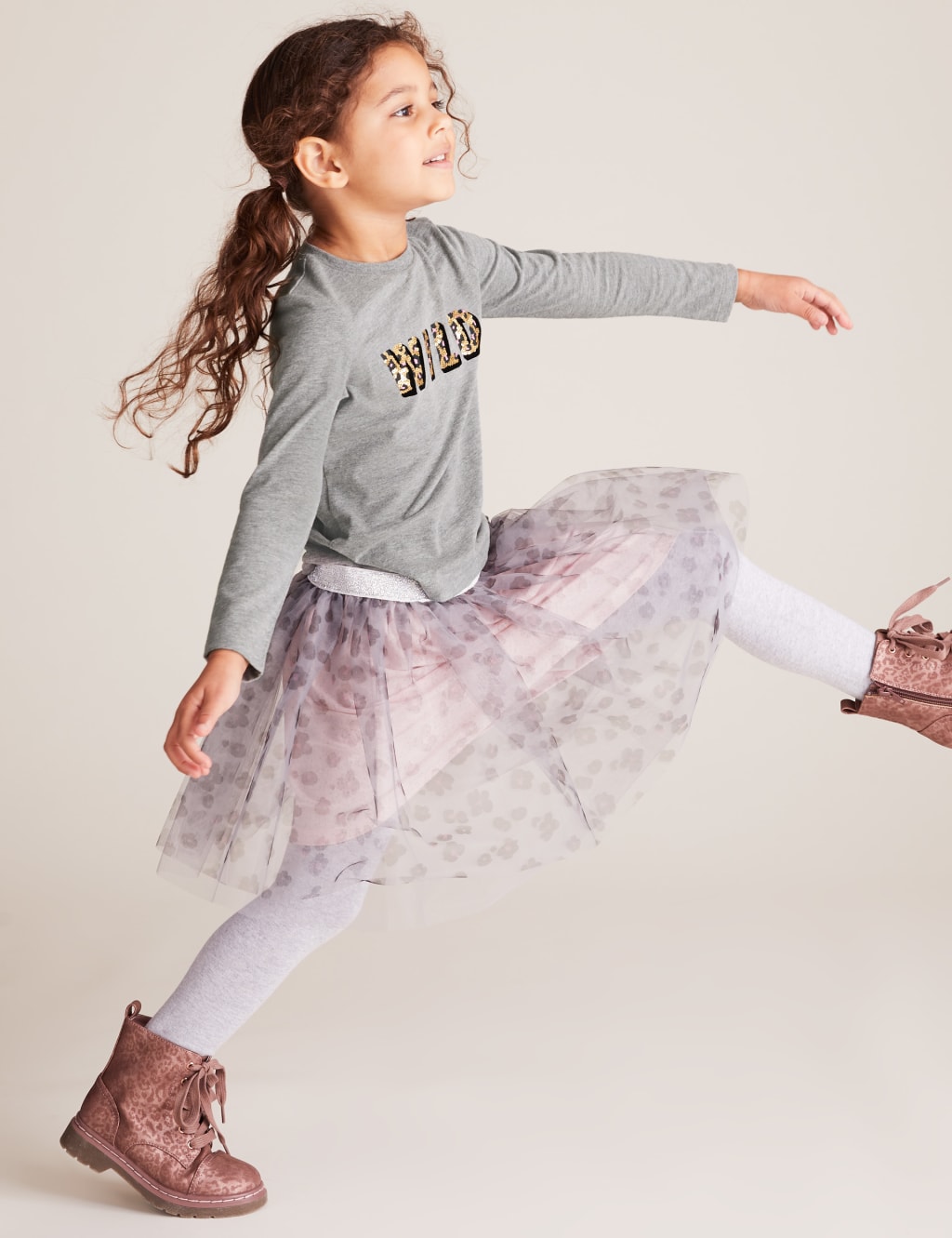 Tulle Leopard Print Tutu Skirt (2-7 Yrs) 3 of 5
