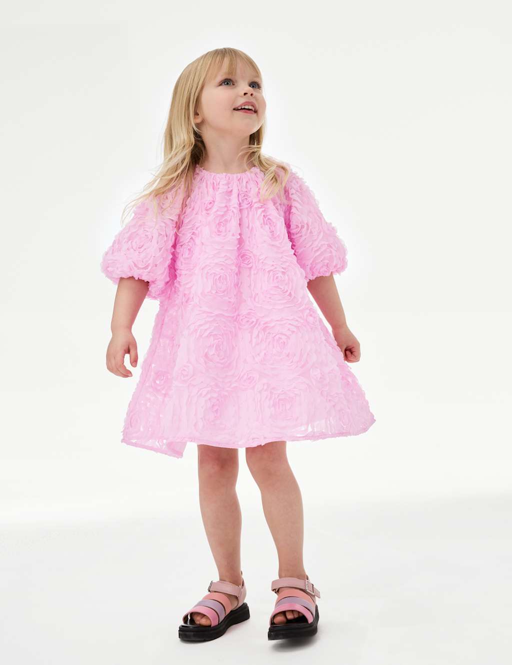 Mesh Floral Dress (2-8 Yrs) 3 of 4
