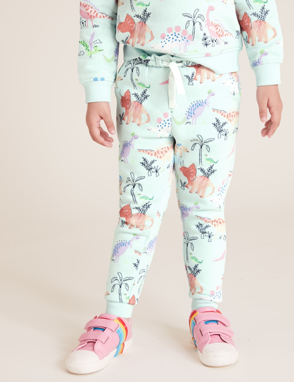 Cotton Dinosaur Print Joggers (2-7 Yrs) 4 of 5