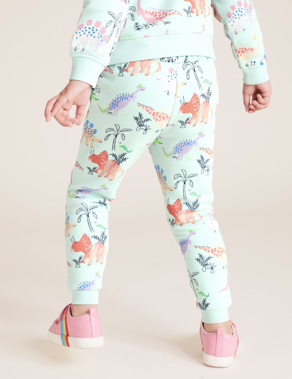 Cotton Dinosaur Print Joggers (2-7 Yrs) 5 of 5