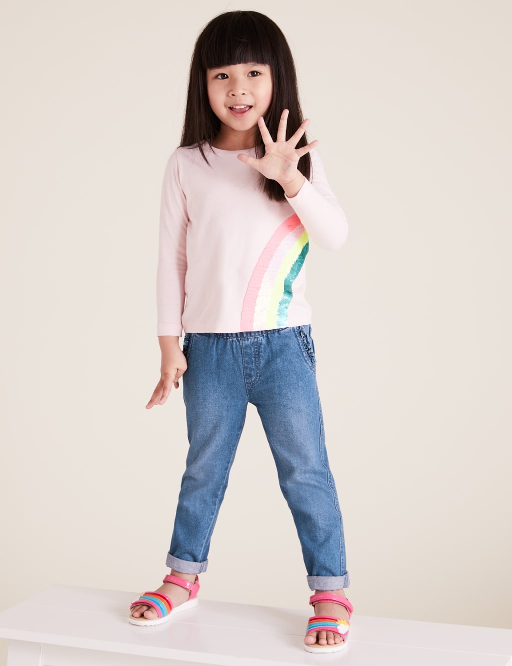 Relaxed Denim Jeans (2-7 Yrs) 1 of 5
