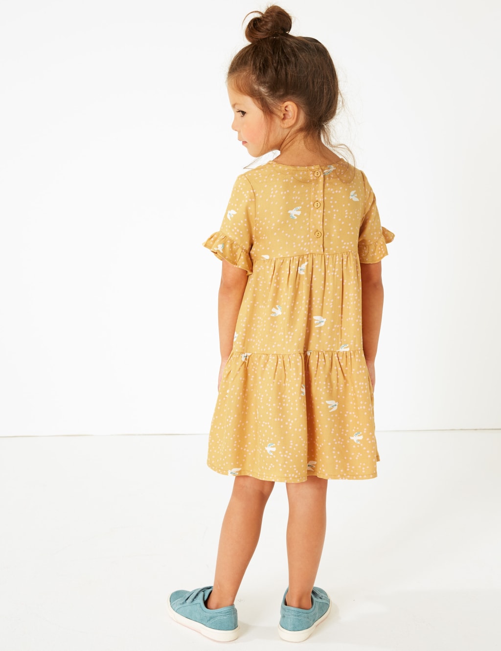 Bird Print Dress (3 Months - 7 Years) 4 of 4