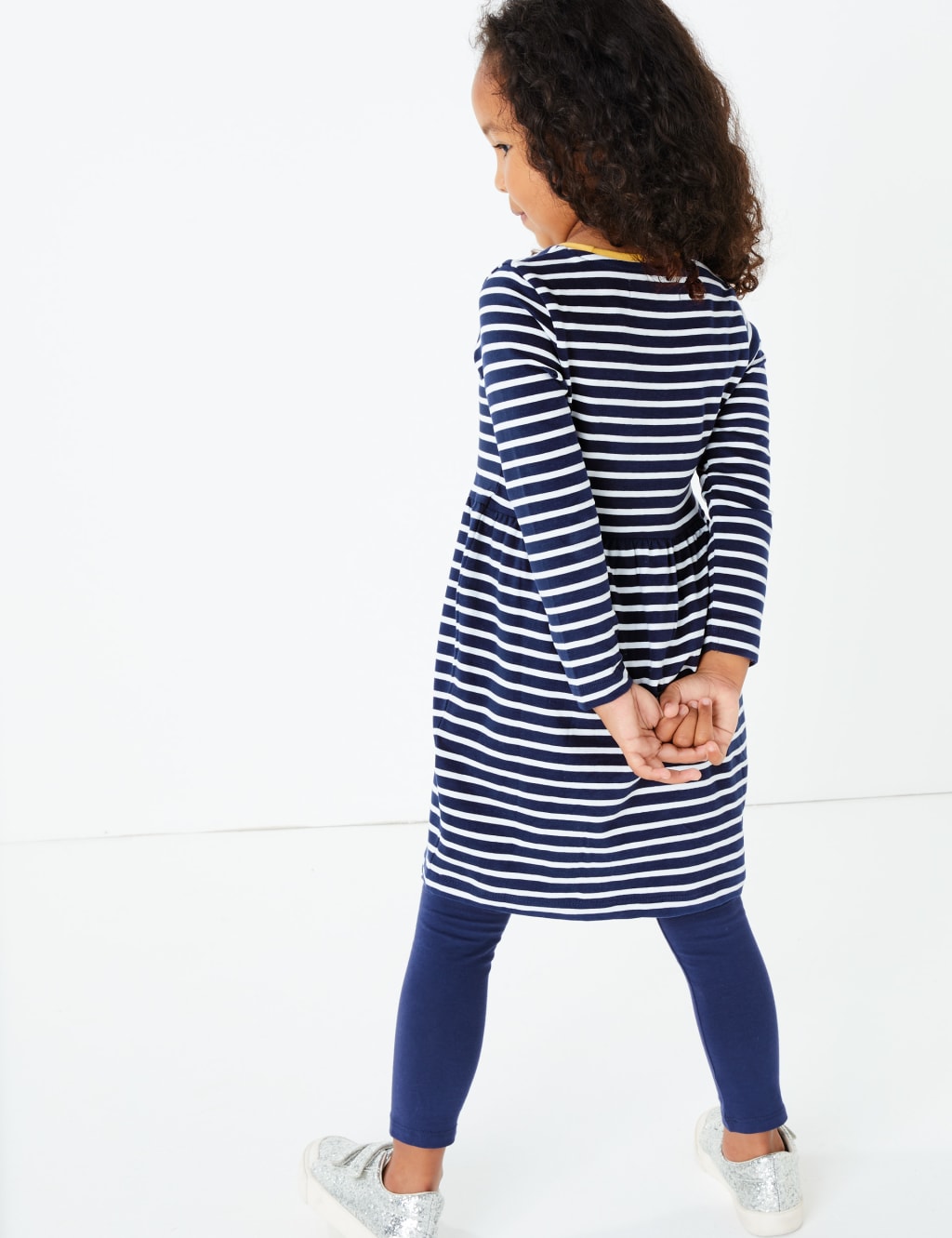 Pure Cotton Nautical Striped Dress (3 Months - 7 Years) 4 of 4