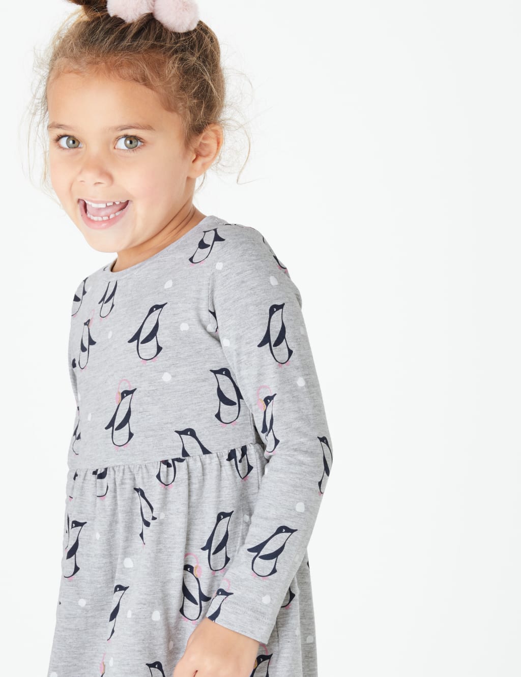 Cotton Penguin Dress (3 Months - 7 Years) 3 of 4