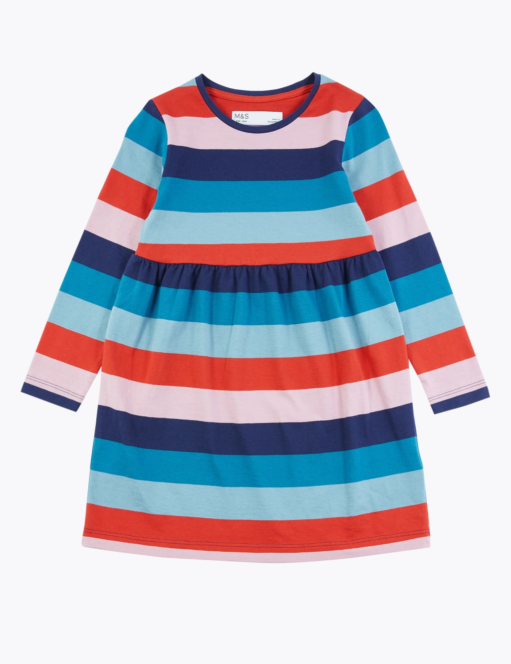 Striped Dress 3 Months 7 Years M S