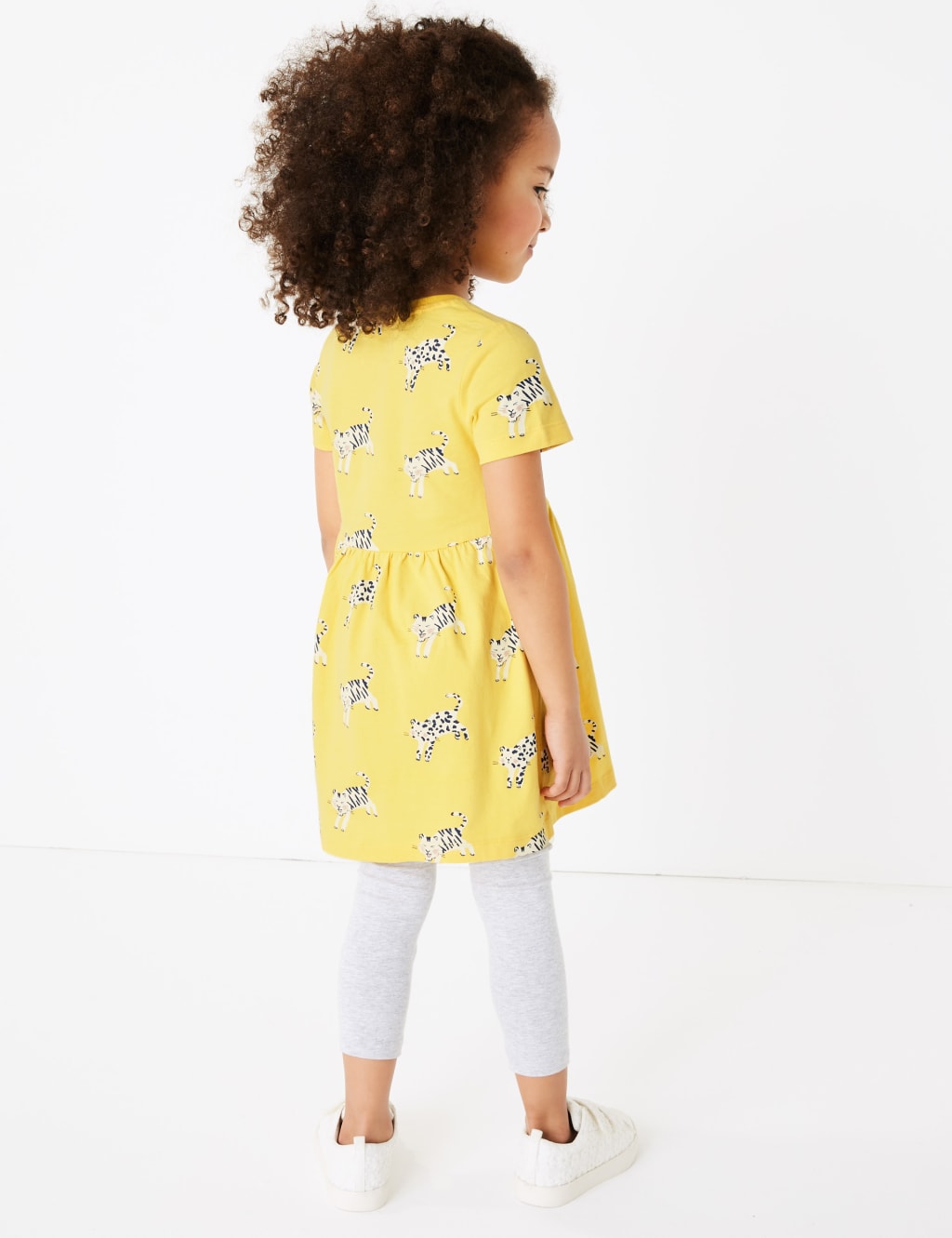 Cotton Tiger Print Dress (2-7 Yrs) 4 of 4