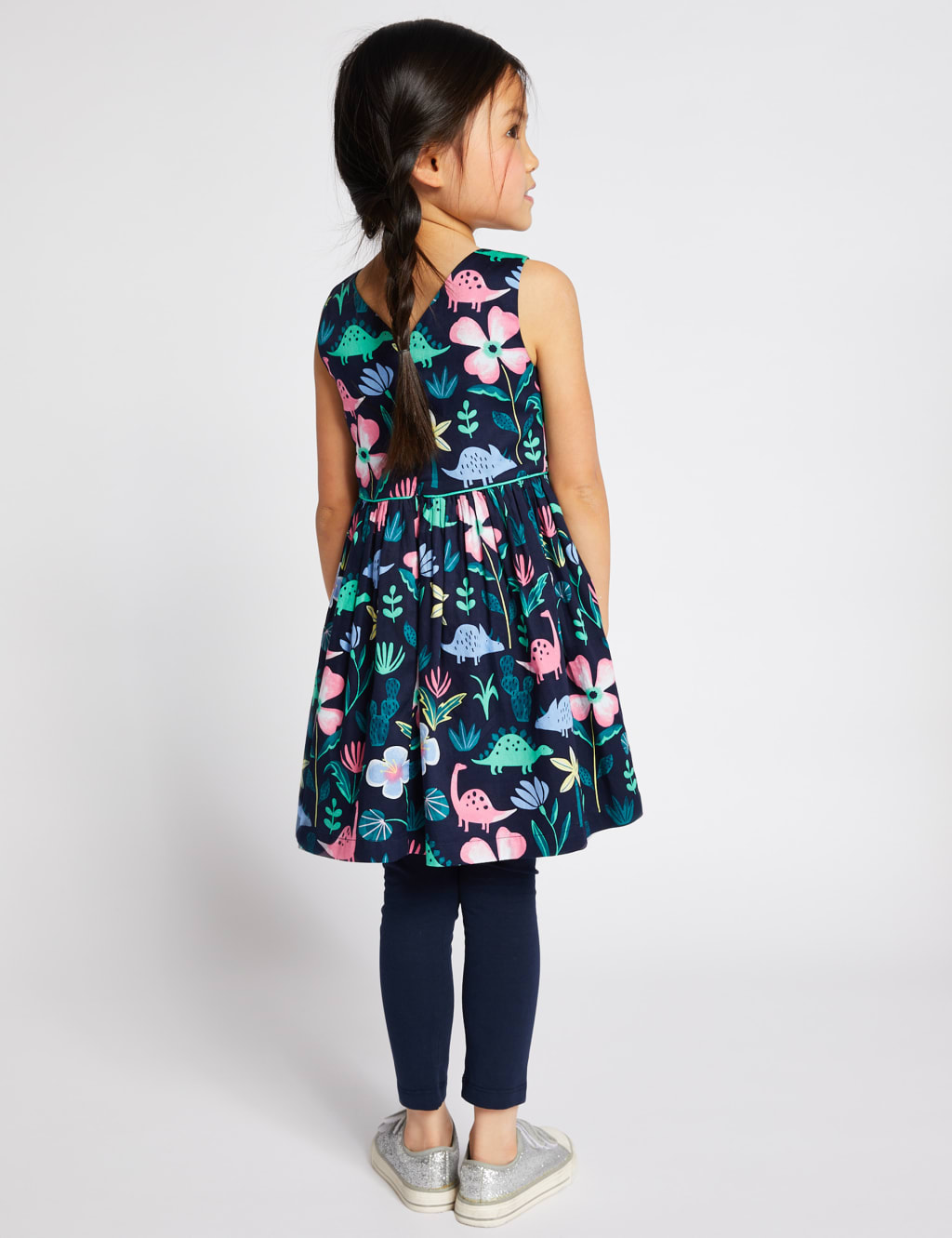 All Over Dinosaurs Print Dress (3 Months - 7 Years) 3 of 3