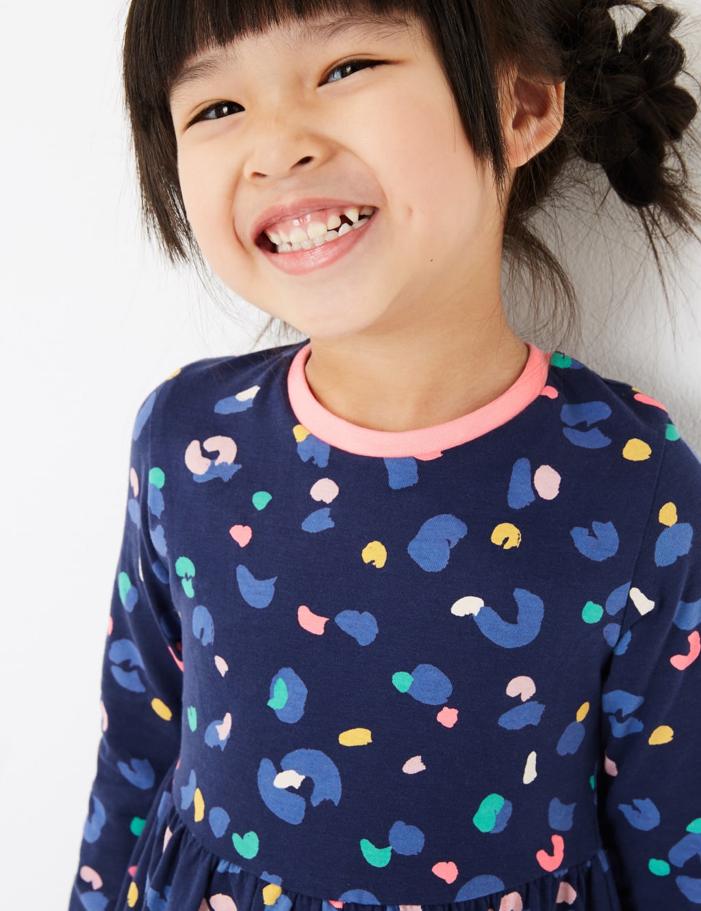 Cotton Leopard Print Dress (2-7 Years) 3 of 4