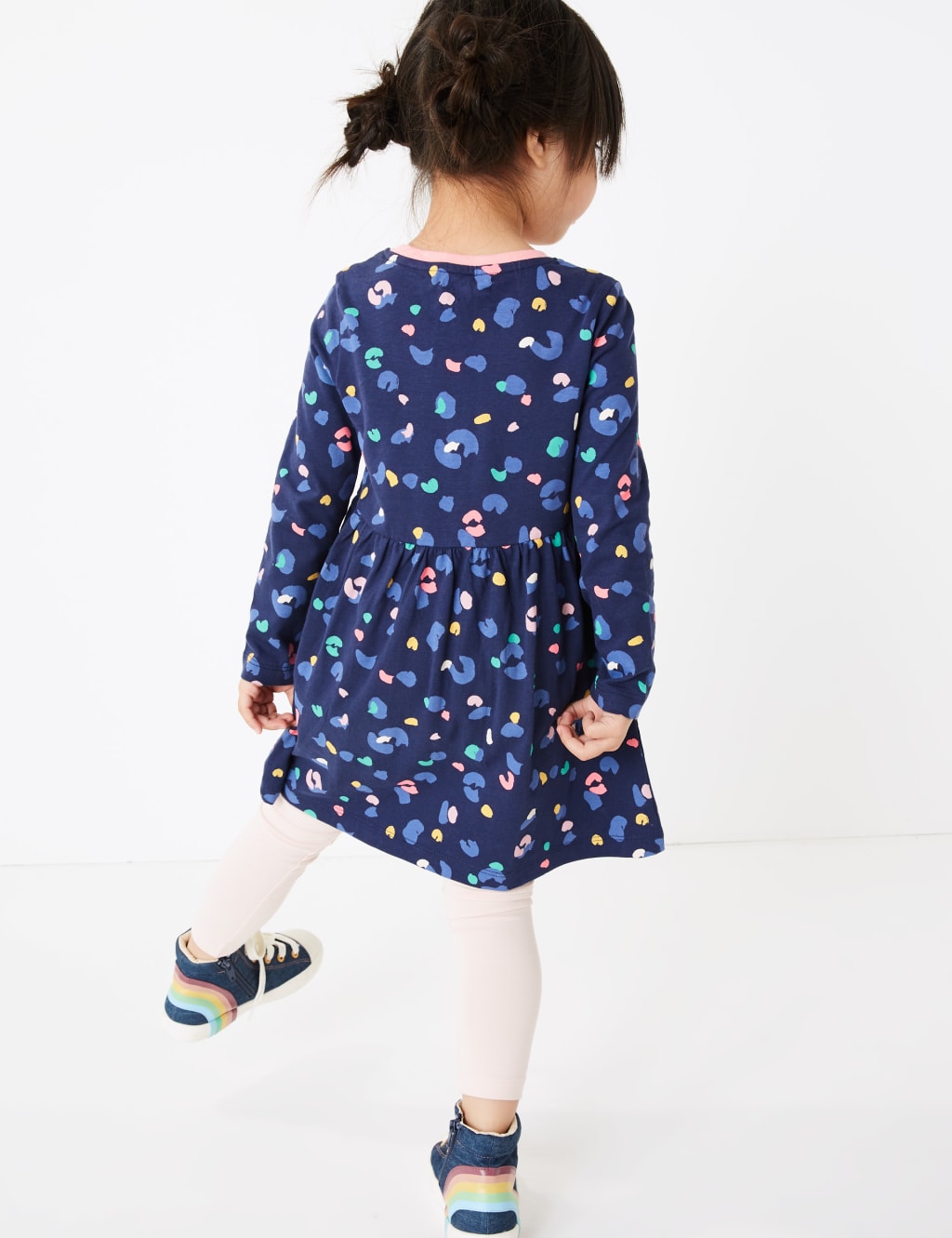 Cotton Leopard Print Dress (2-7 Years) 4 of 4