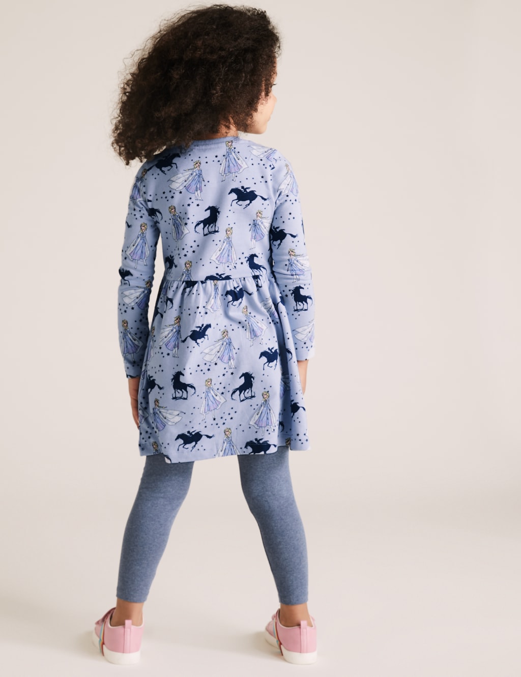 Pure Cotton Disney Frozen™ Print Dress (2-10 Yrs) 4 of 5
