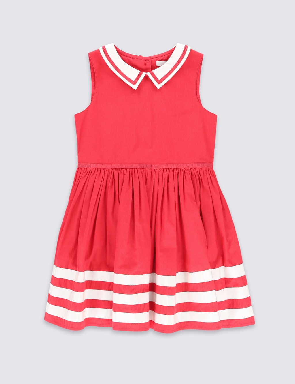 Pure Cotton Collared Neck Prom Dress (1-10 Years) 2 of 5