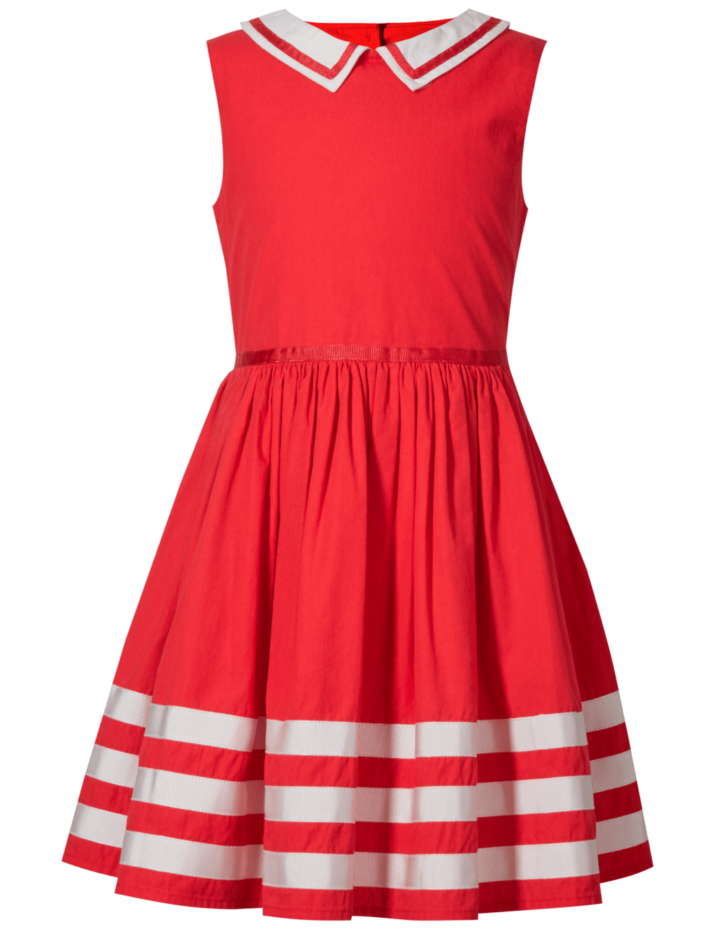 Pure Cotton Collared Neck Prom Dress (1-10 Years) 4 of 5