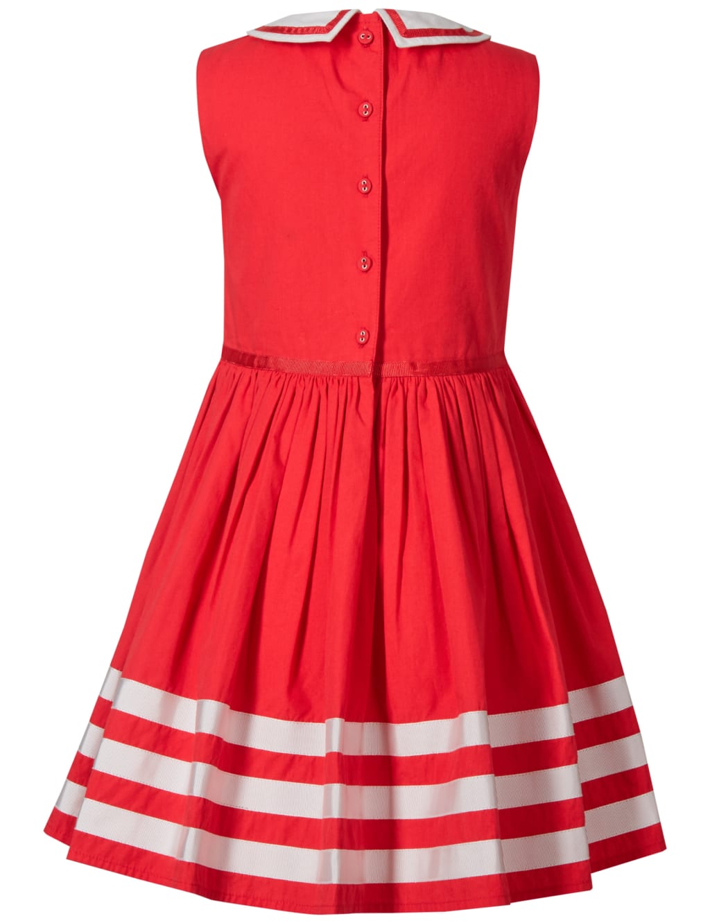 Pure Cotton Collared Neck Prom Dress (1-10 Years) 5 of 5