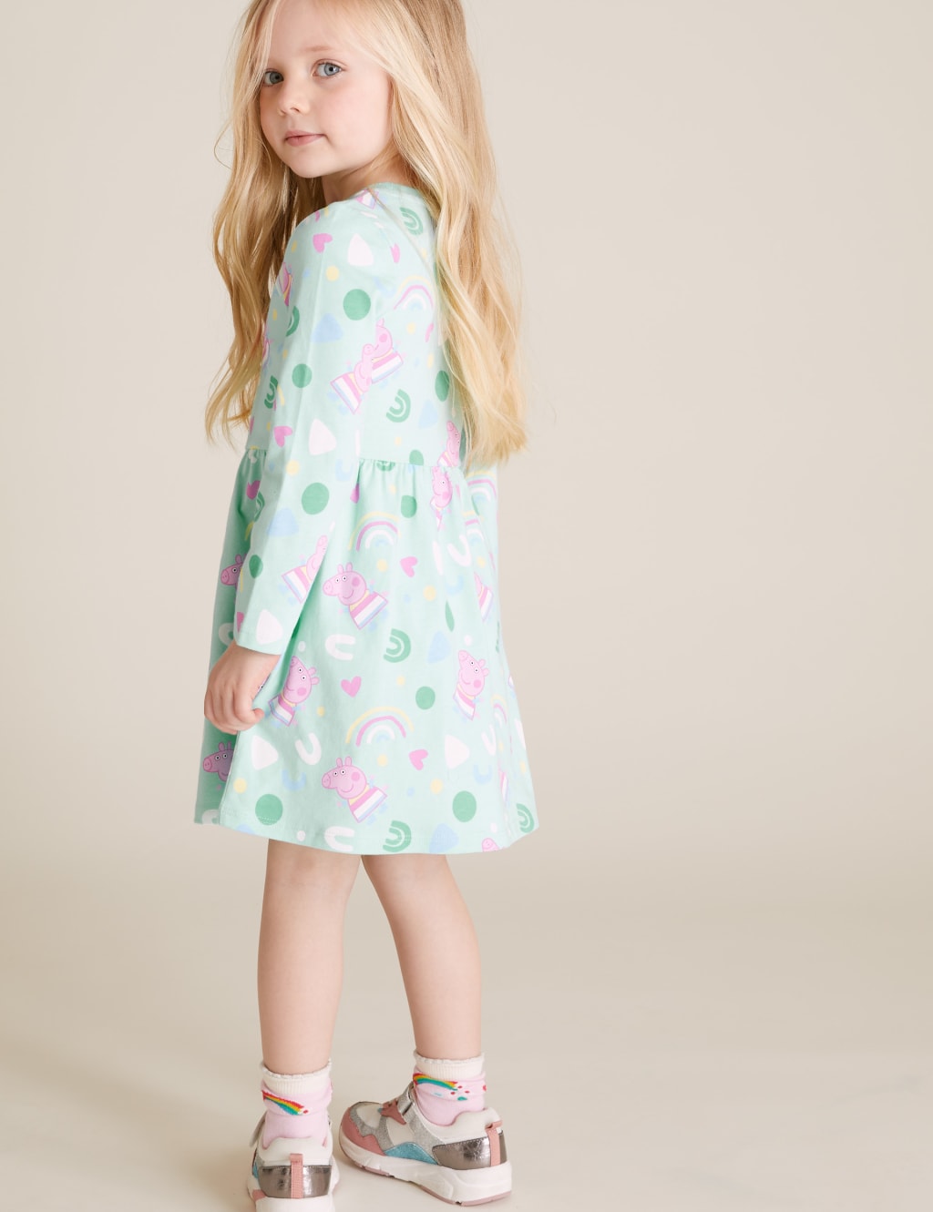 Pure Cotton Peppa Pig™ Dress (2-7 Yrs) 1 of 5