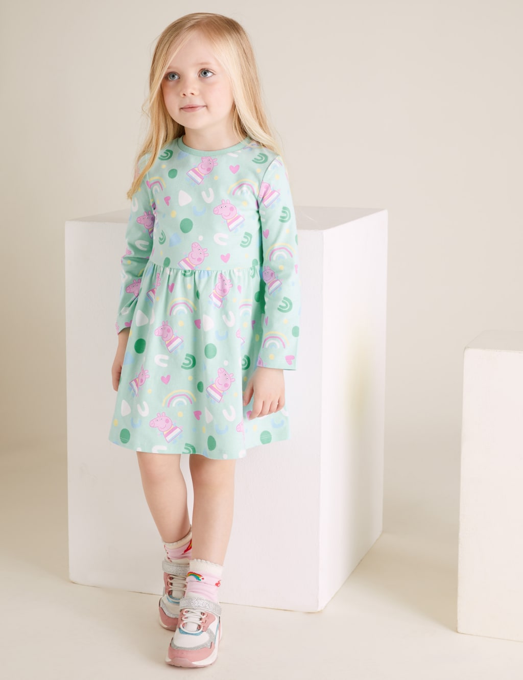 Pure Cotton Peppa Pig™ Dress (2-7 Yrs) 3 of 5