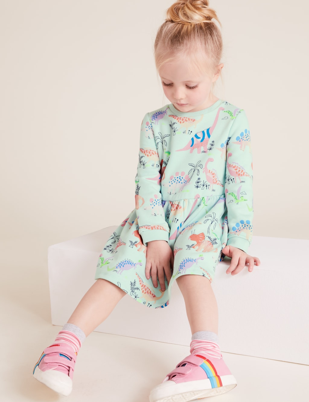 Dinosaur print dress top