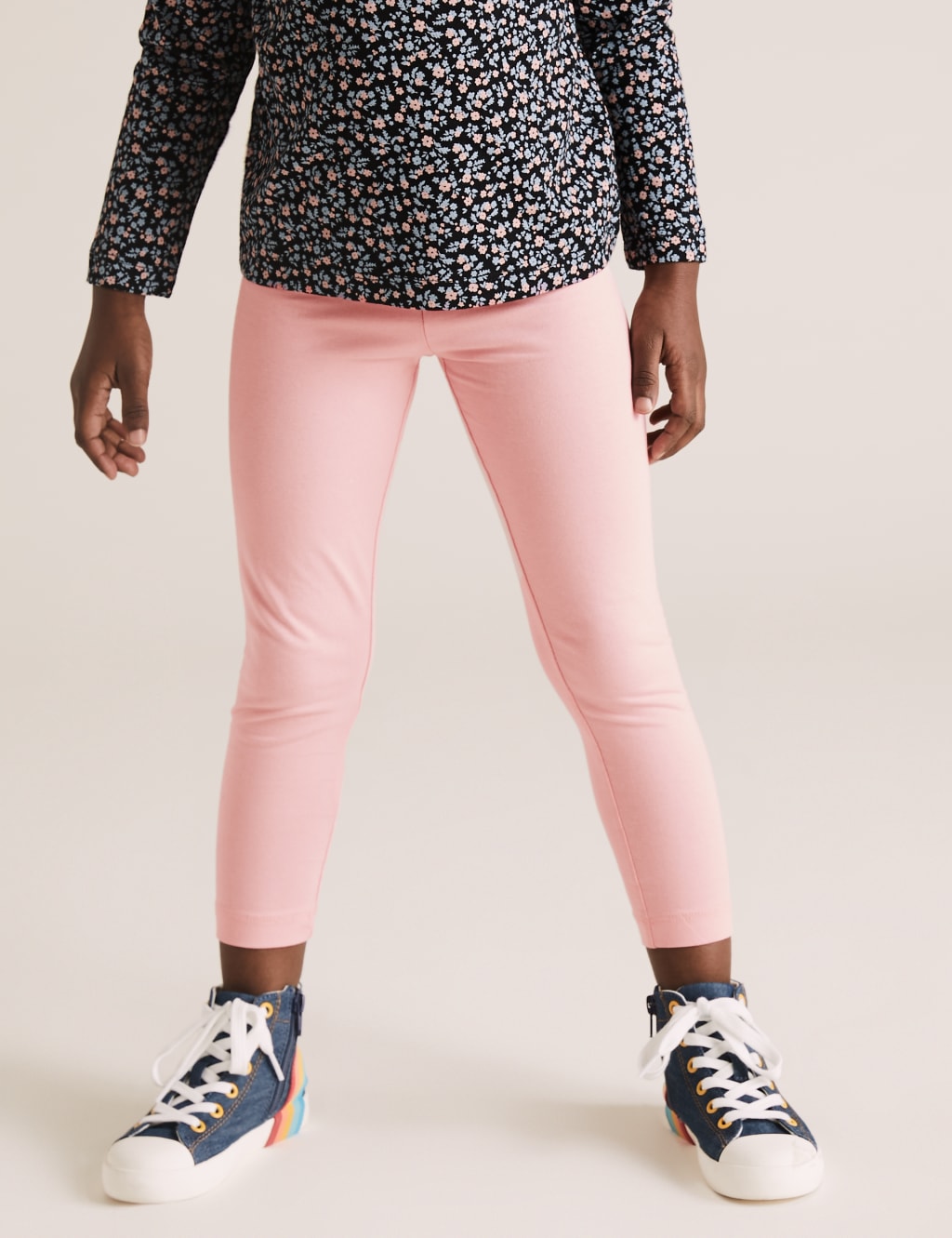 3pk Cotton Printed Leggings 3 of 6