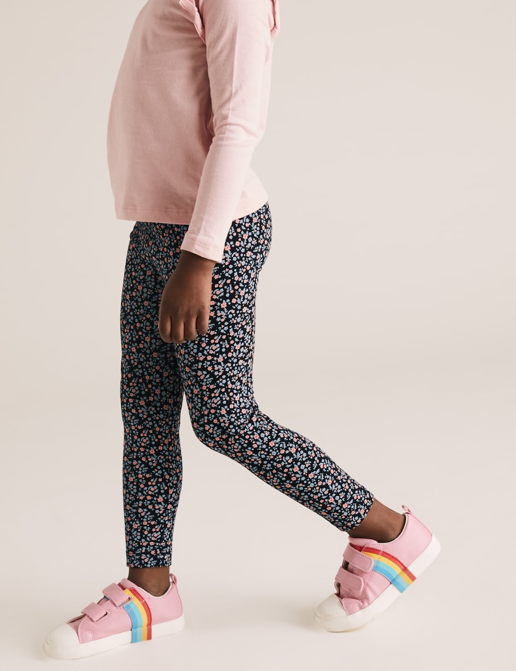 3pk Cotton Printed Leggings 4 of 6