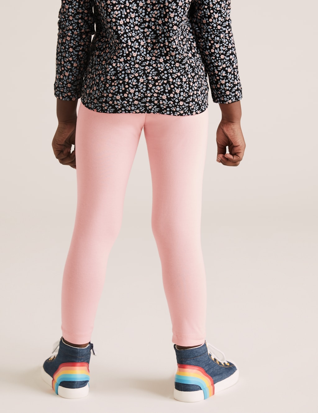 3pk Cotton Printed Leggings 6 of 6