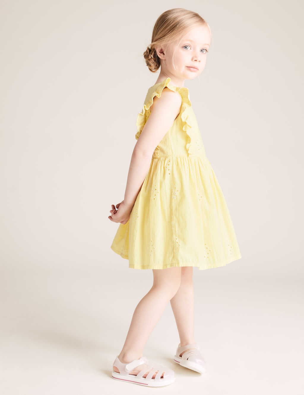 Pure Cotton Floral Dress (2-7 Yrs) | M&S IE
