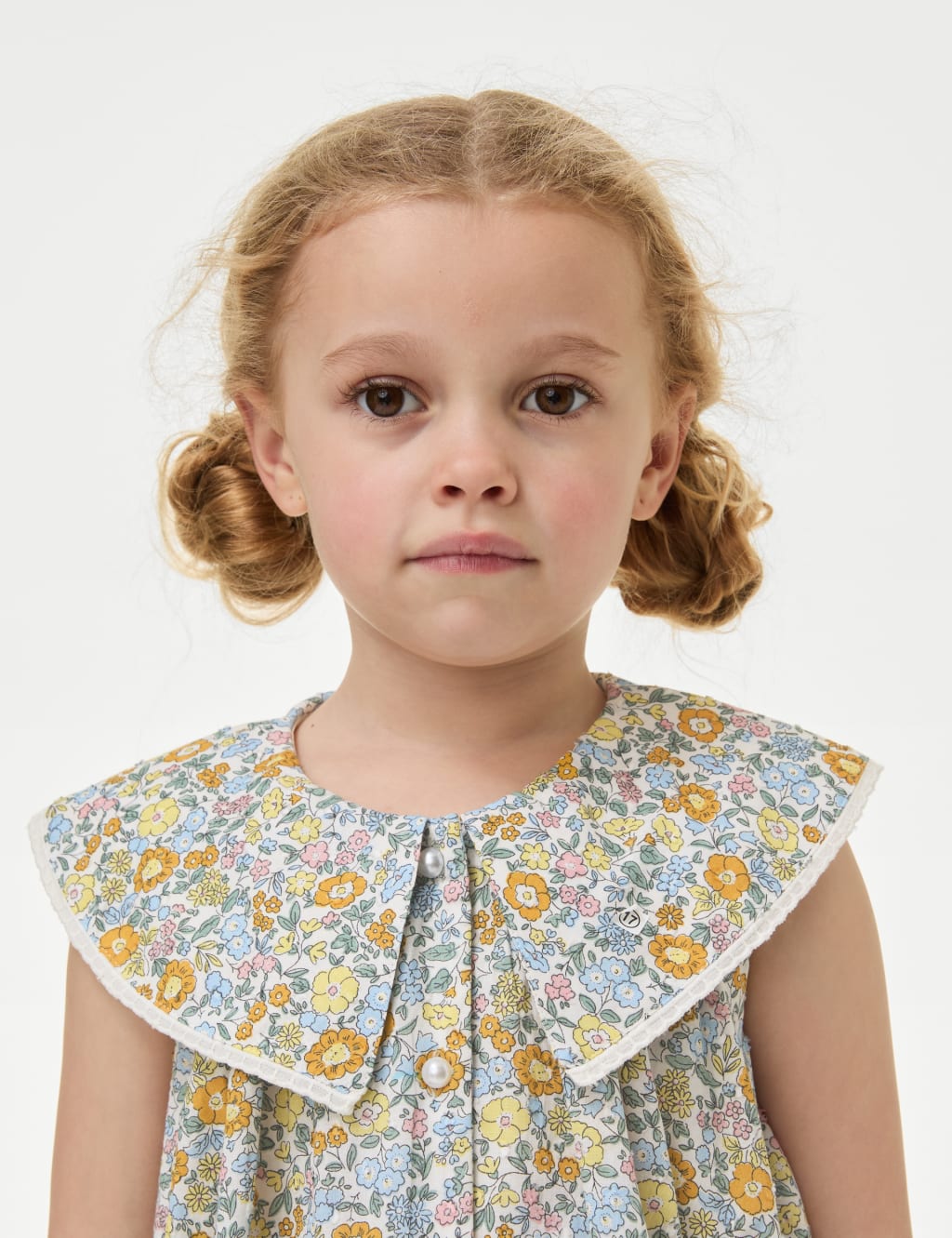 Pure Cotton Floral Dress (2-8 Yrs) 3 of 4