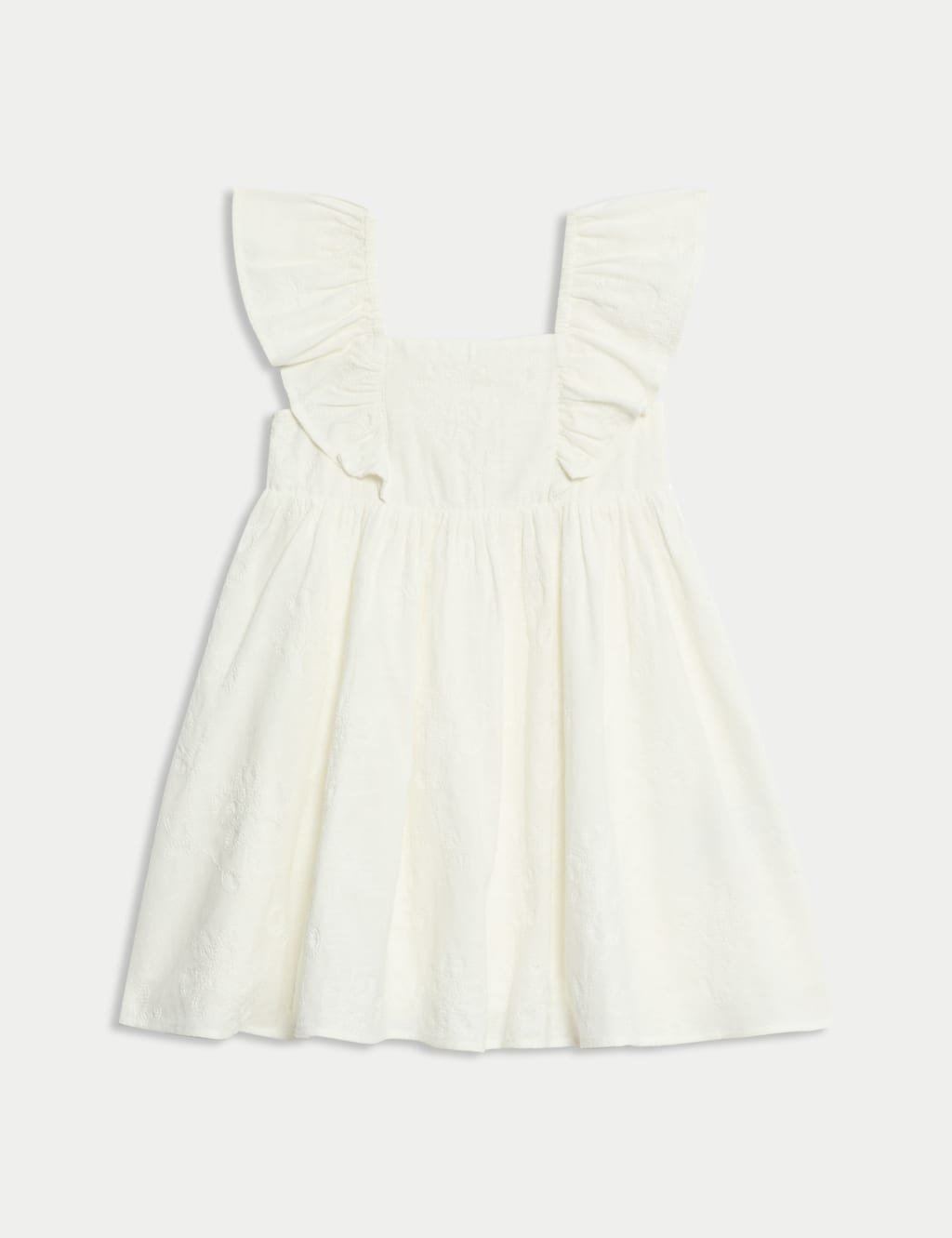 Pure Cotton Embroidered Dress (2-10 Yrs) 1 of 1